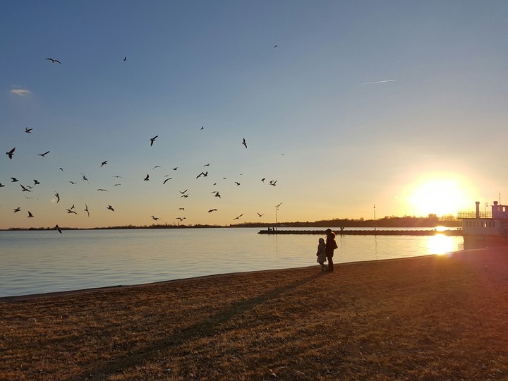 Sunset at the lake