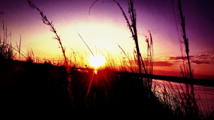 sunset colours of Dibrugarh.