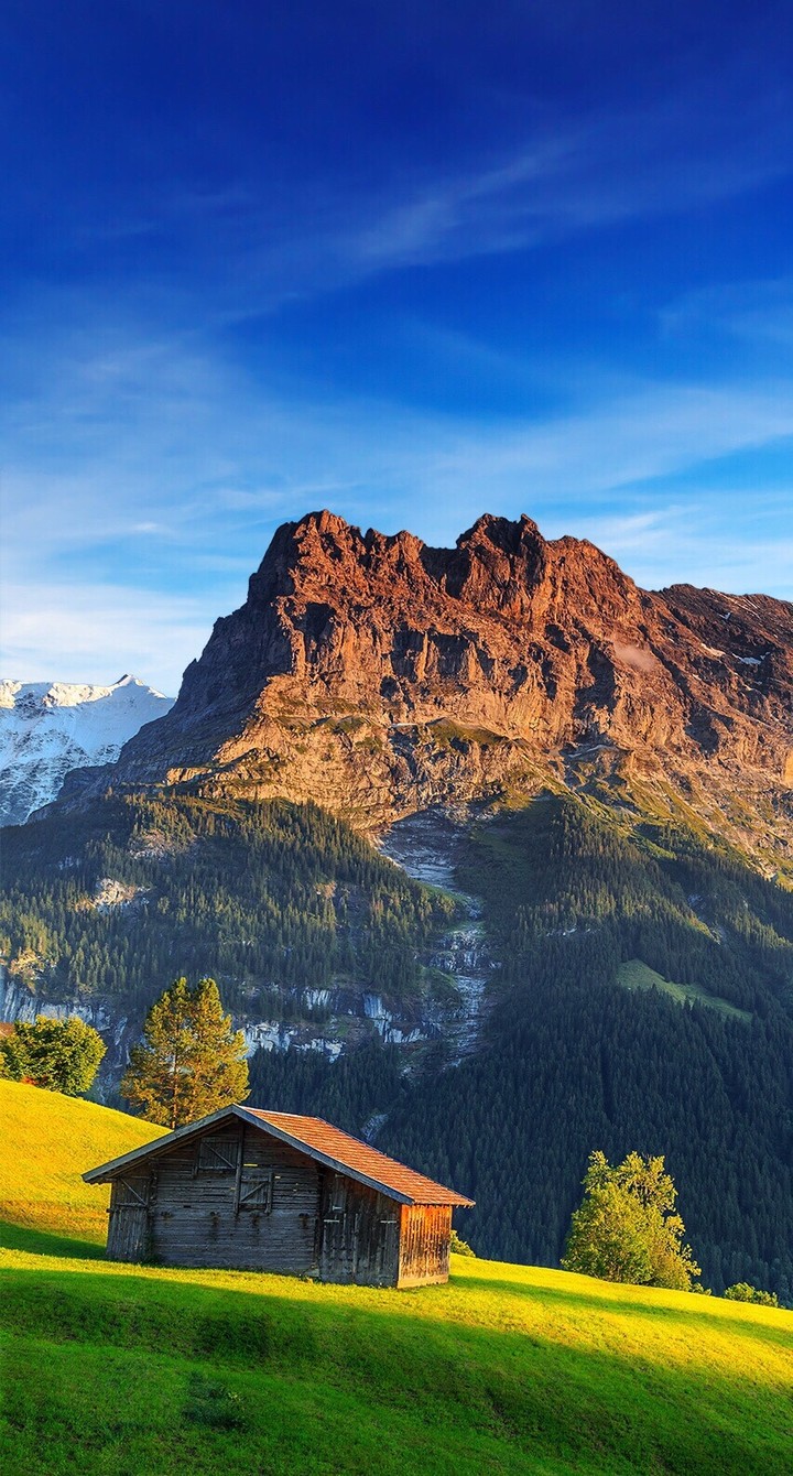 Mountain with House 