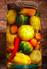 Vegetables in oil