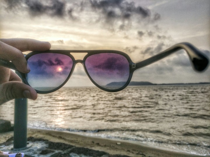 World through lens