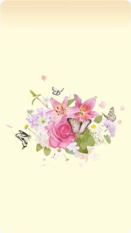Flower And Butterfly