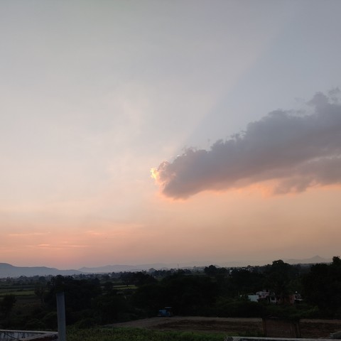 sun set,India