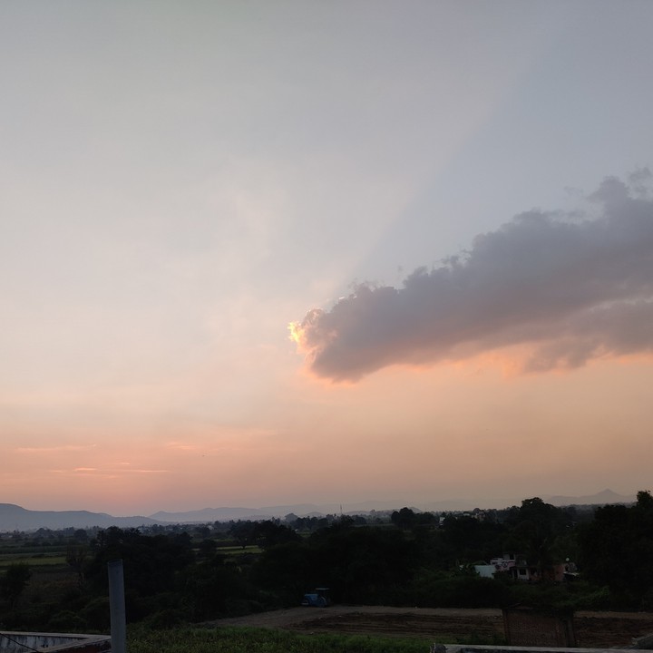 sun set,India