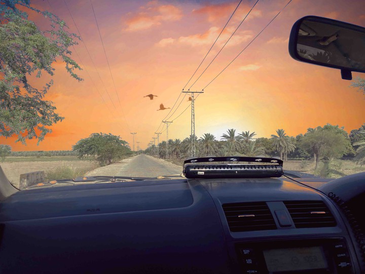 car sky