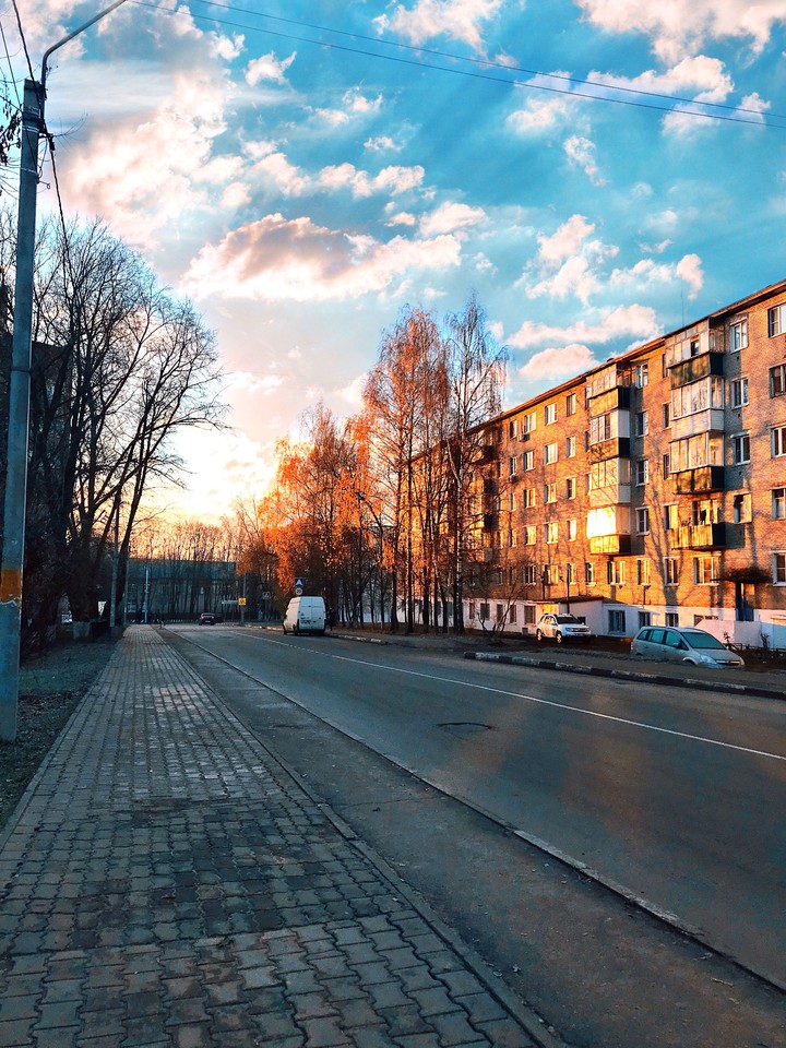 небо