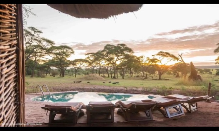 afrika mit poolblick