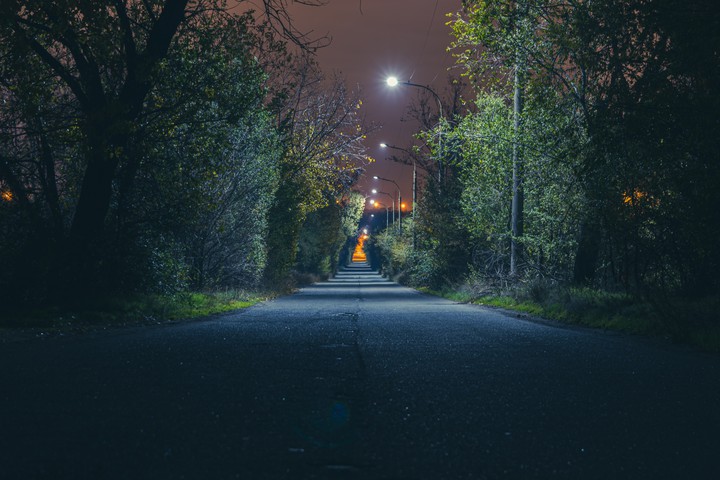 Night. Autumn. Street.