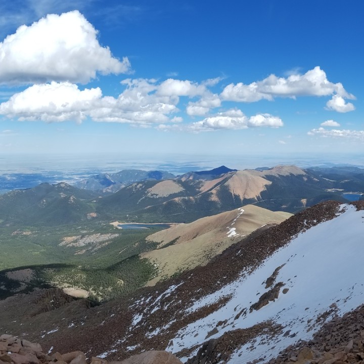 Looking Down on Mountain Tops