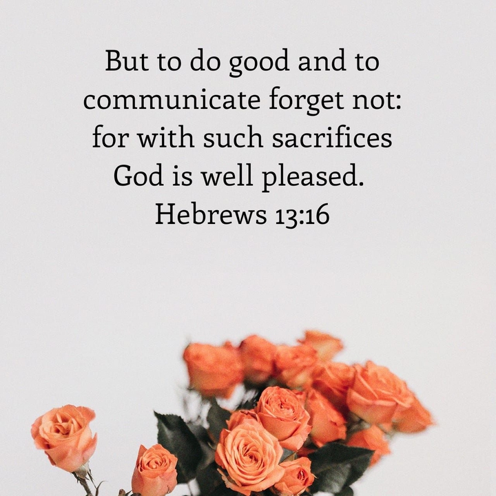 HEBREWS 13:16