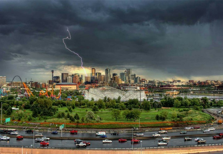 Lighting in the city