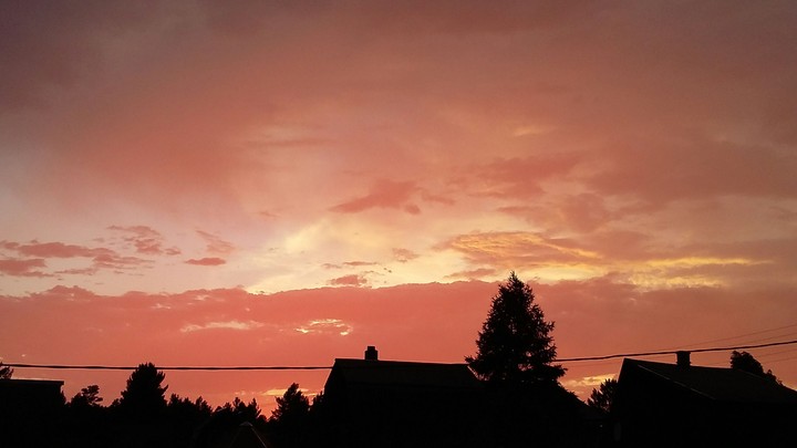 Red sky