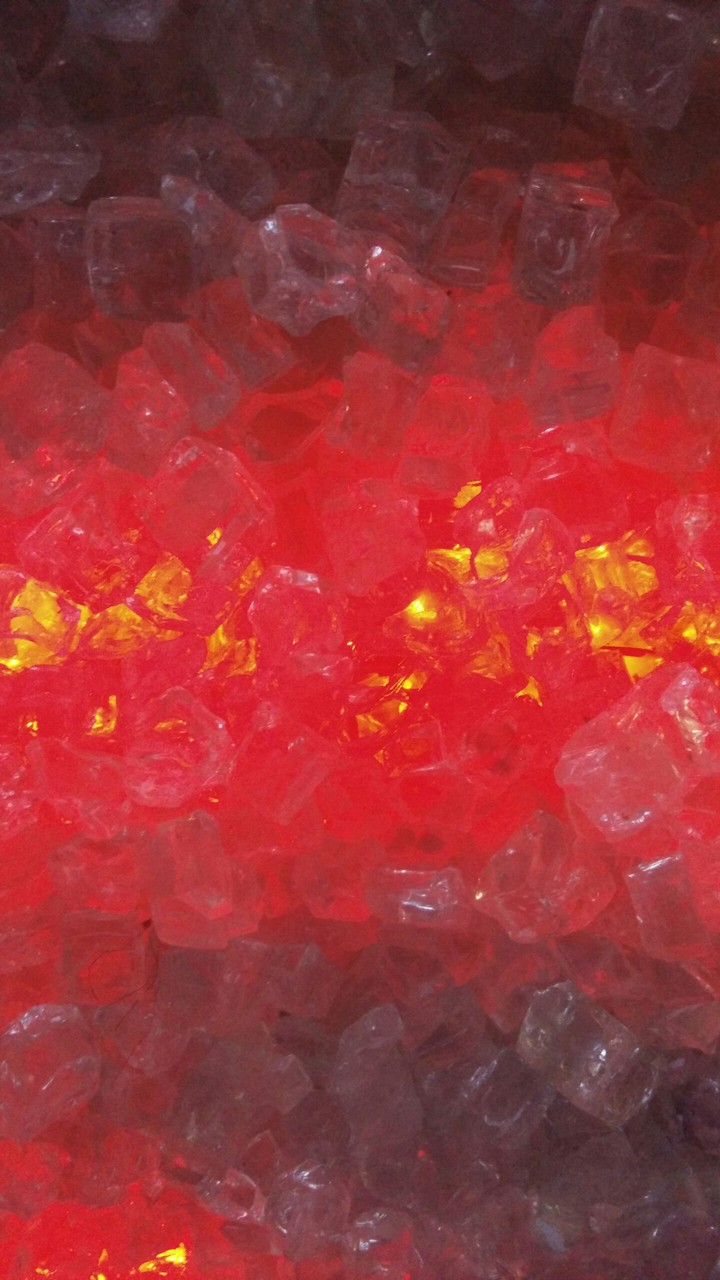 Colors of Fire.. under glass crystal.