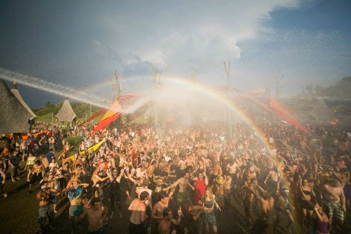 DANCING UNDER THE RAINBOW! :)