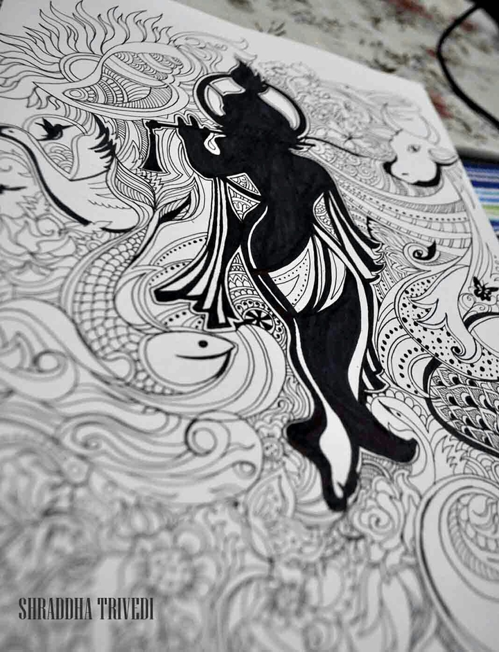 krishna art
