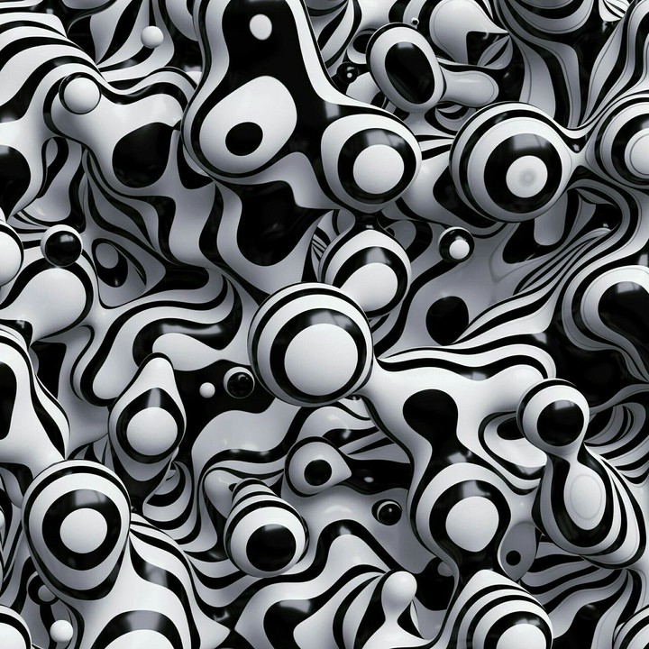 black and white spots