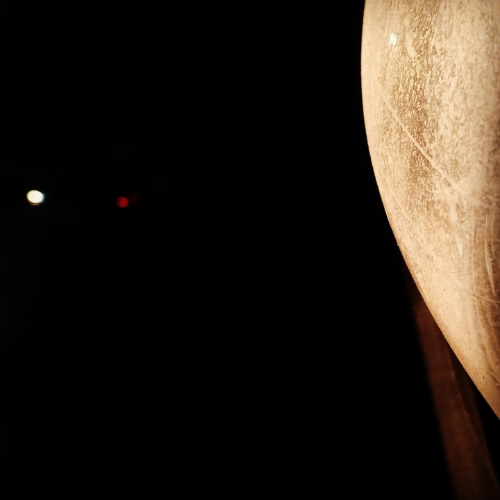 headlight at night