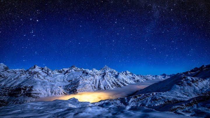 blue night