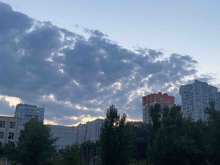 August sky