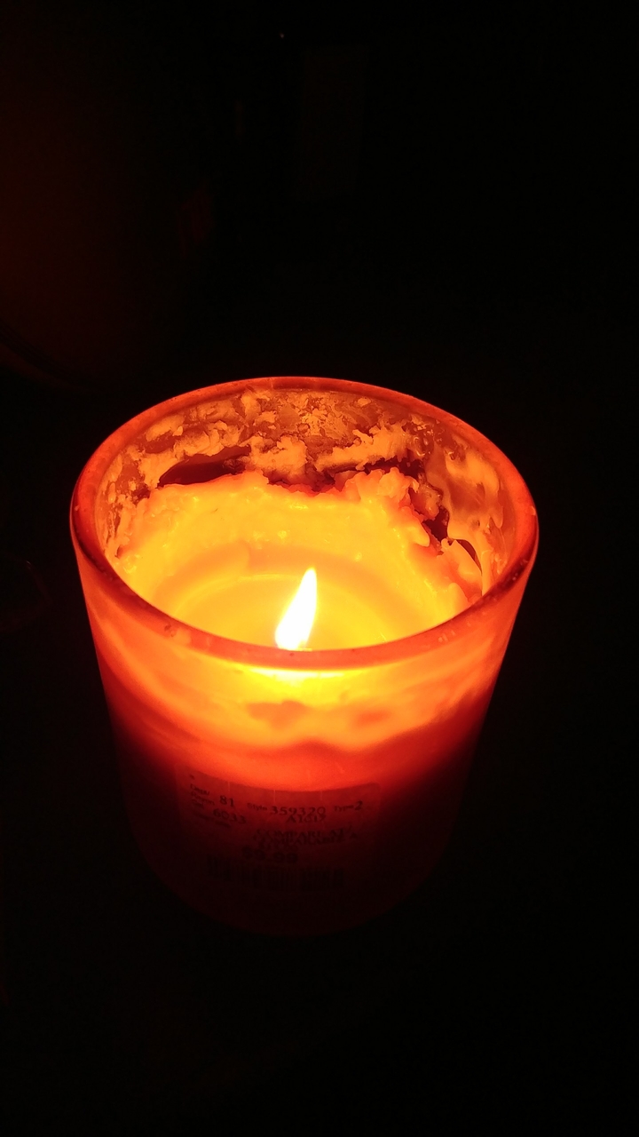 Peony scented candle
