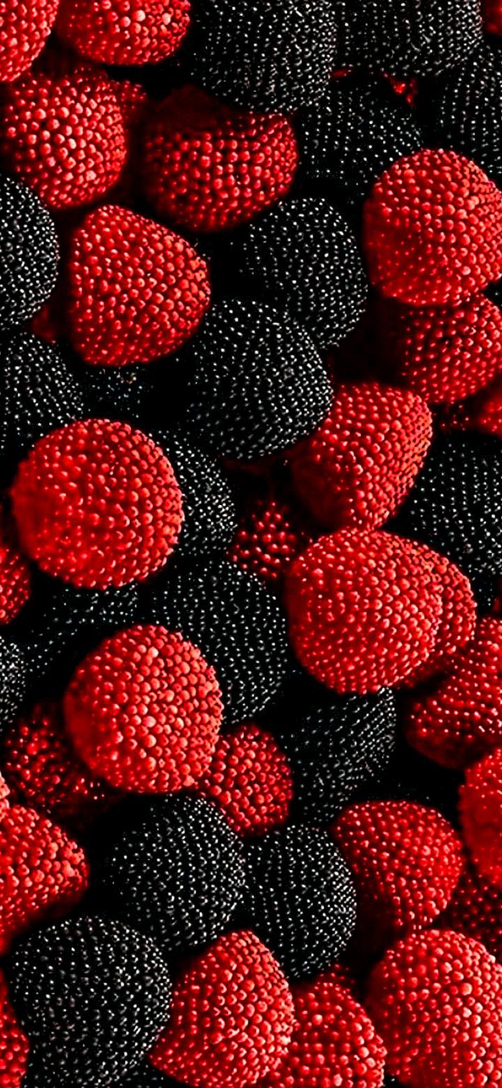 Raspberry and blackberry candy