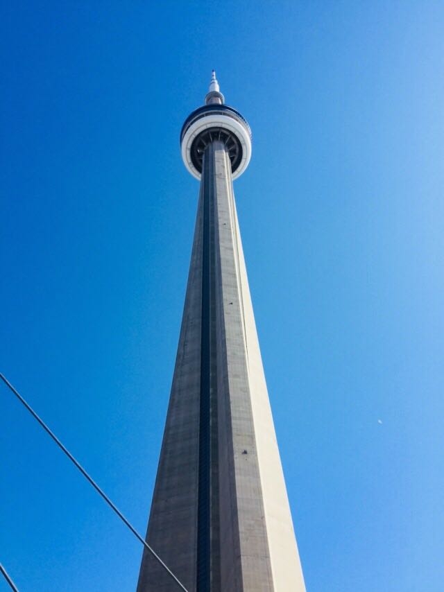 CN Tower on a sunny day