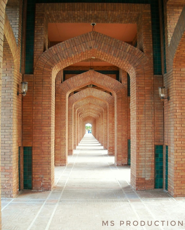 view from the corridor