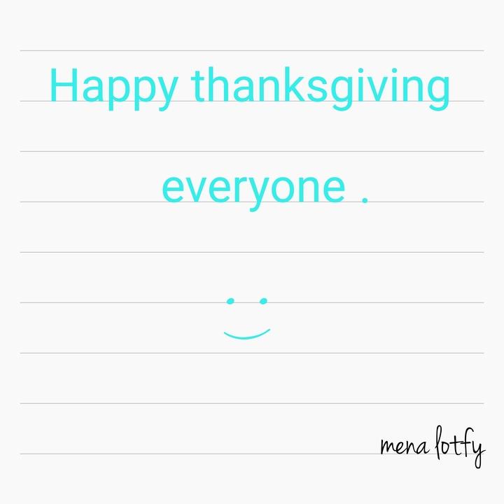 happy thanksgiving