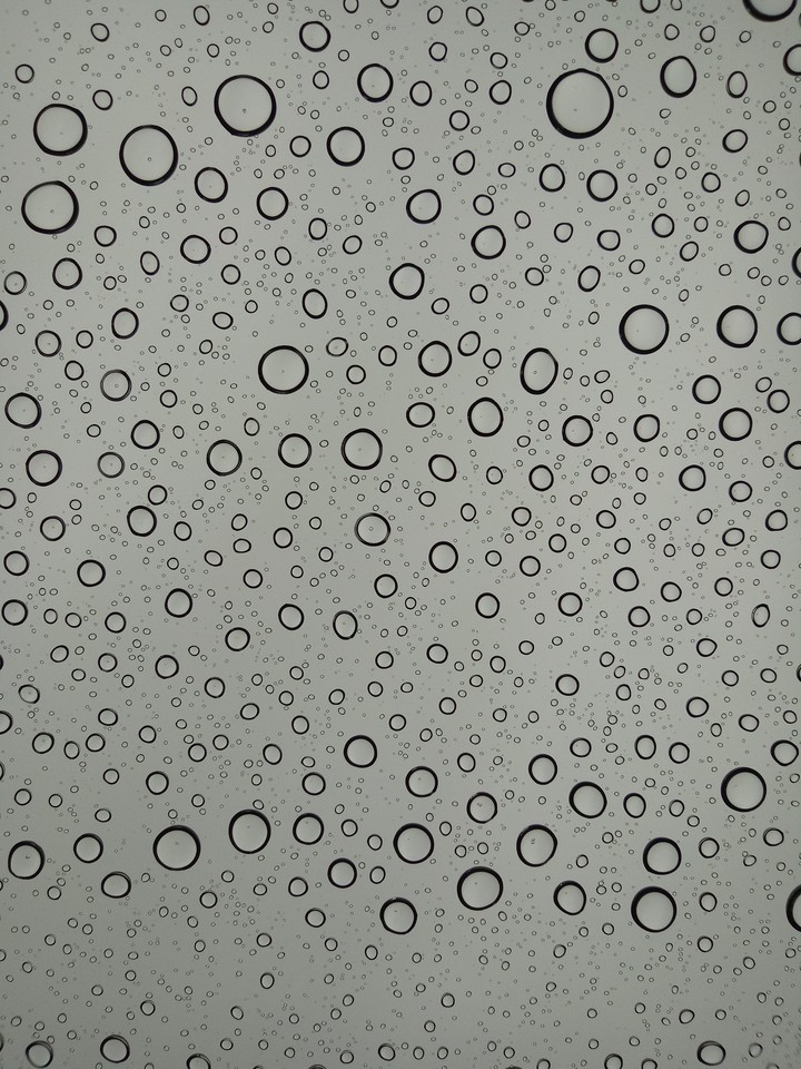 rainfall on a window pane