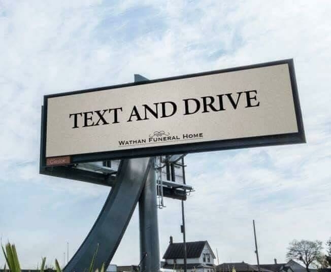 the local funeral home add.