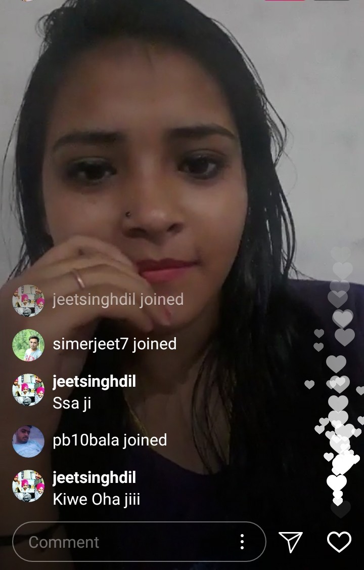 live session beautiful amazing talented girl