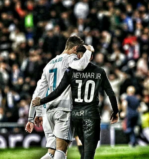 Cristiano Ronaldo and Neymar Jr
