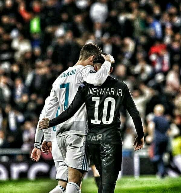 Cristiano Ronaldo and Neymar Jr