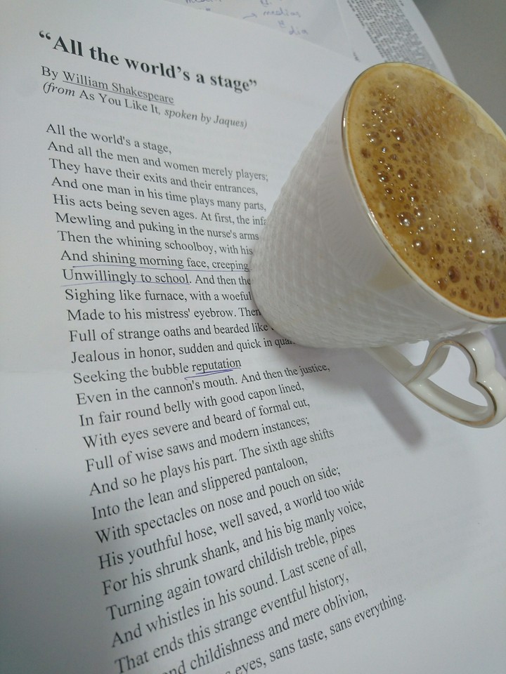 studying Shakespeare