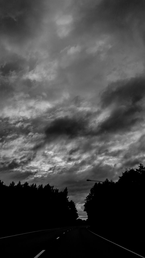 papéis de parede cloud, black