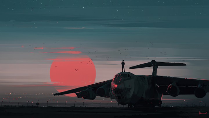 Sunset aircraft