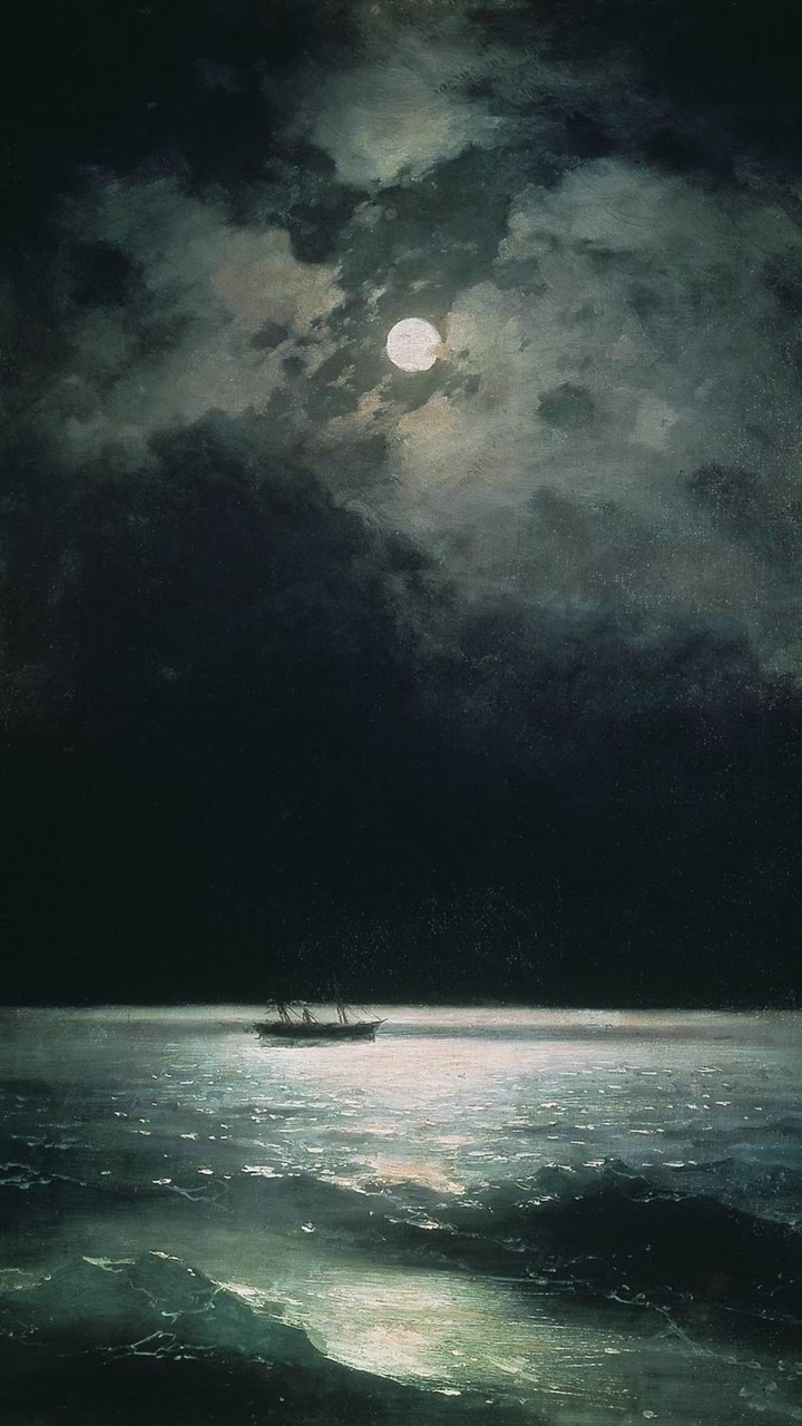 The black sea at night