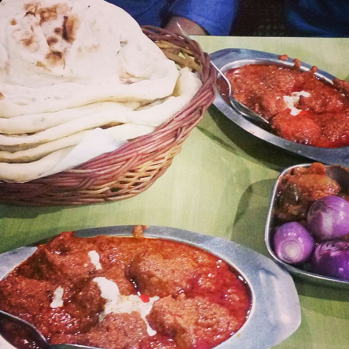 Chicken Bharta and Tandoori Rooti