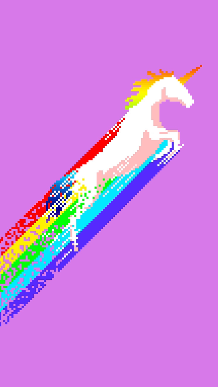 pixel unicorn