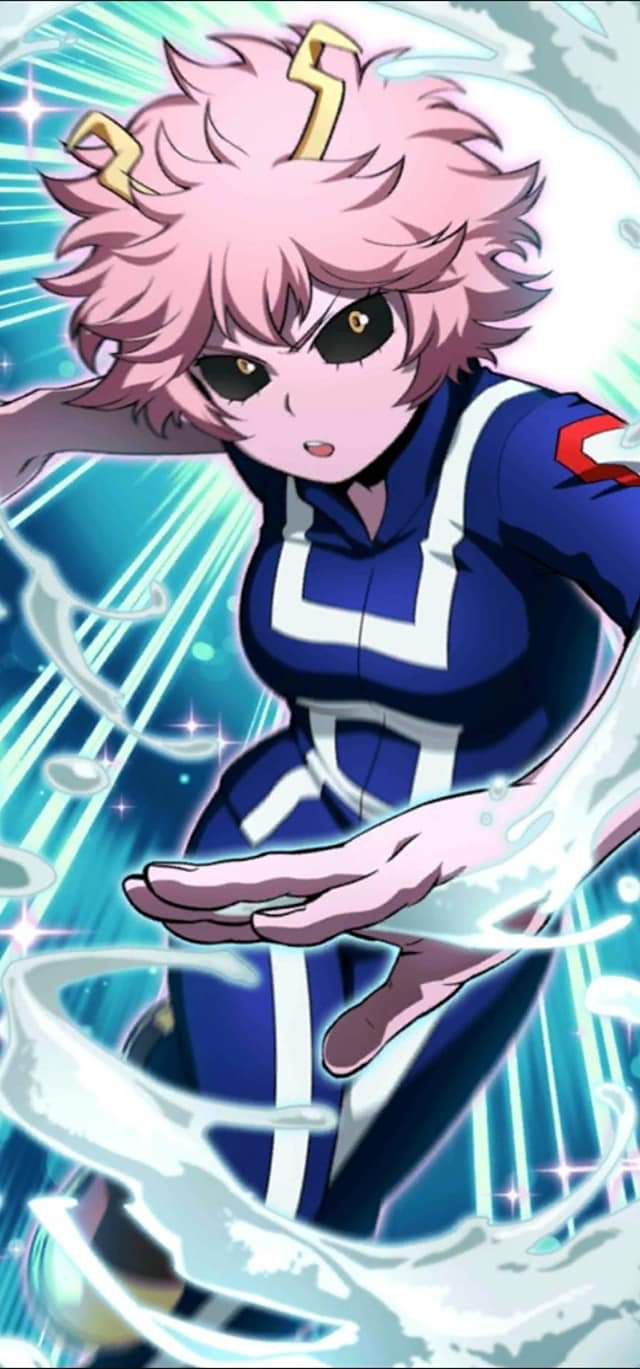 the alien girl Mina Ashido