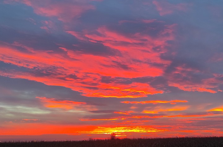 утро, sunset