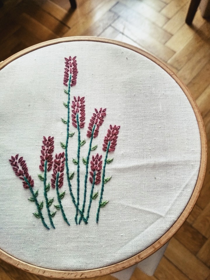 Leander embroidery project