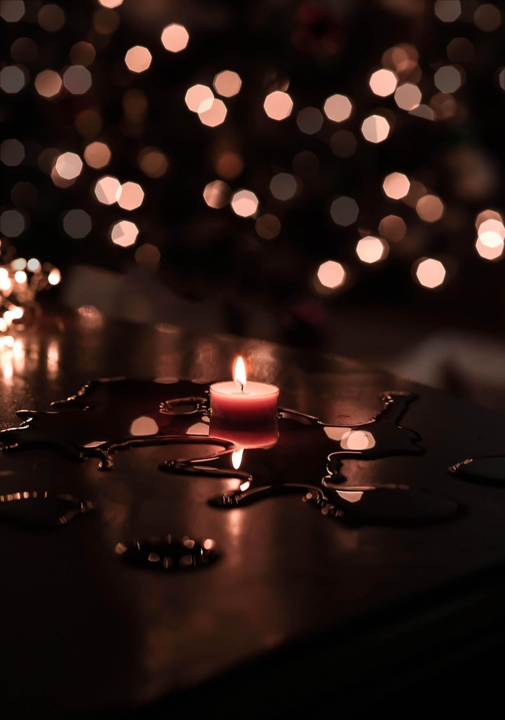 The melting candle