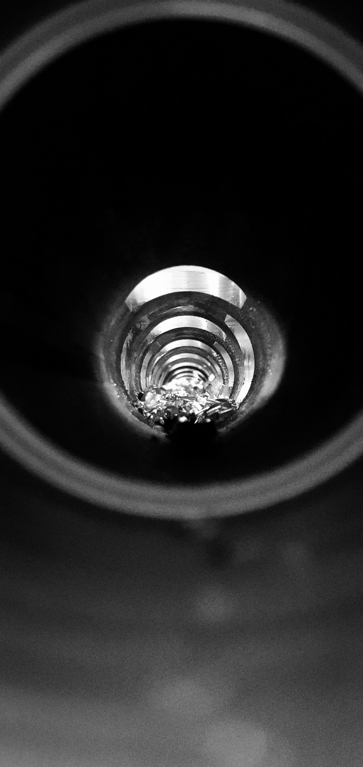 in the tube