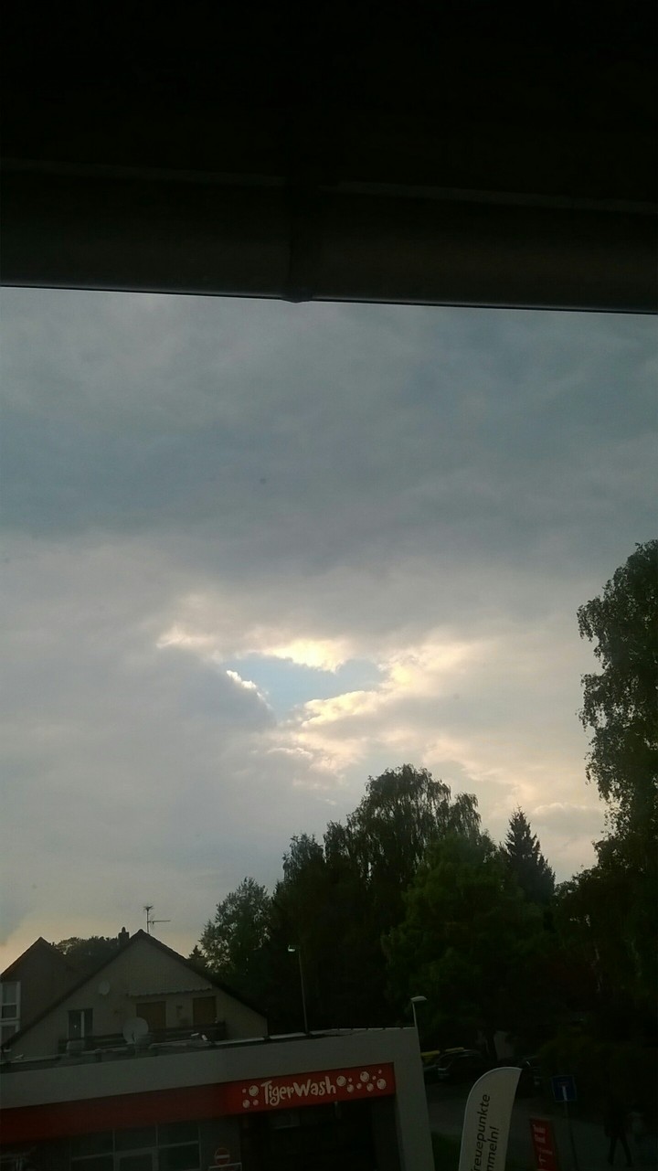 Himmel Herz, das ist ein reales bild