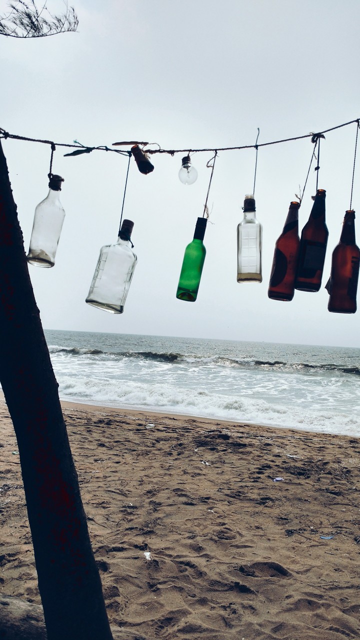 sun sand and glass