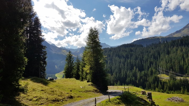 Landscape in Davos, Switzerland