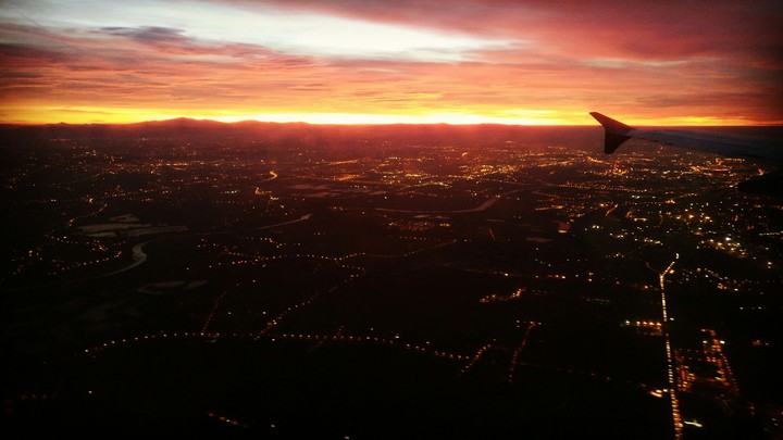 evening flight to Kraków