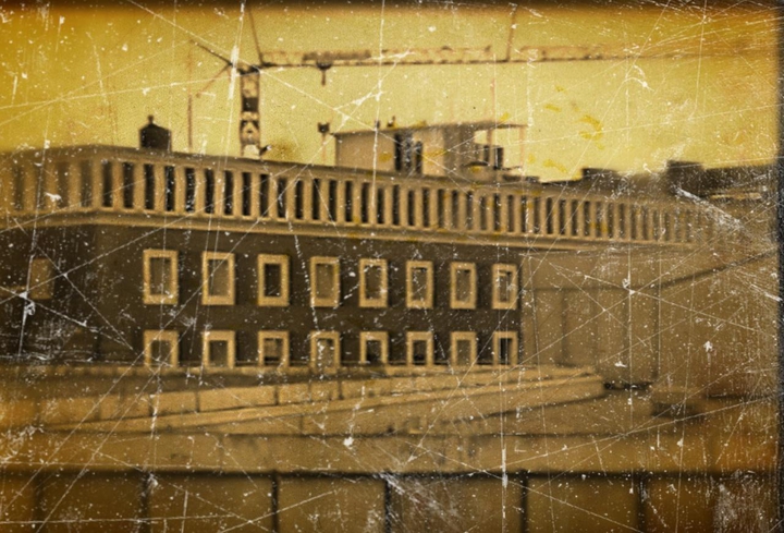 bürogebäude  Sepia