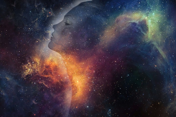 girl in space